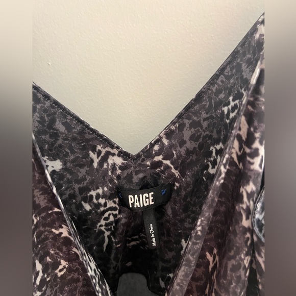 PAIGE Cicely Cami Top ~ Black Multi ~ Size xl - Picture 2 of 5